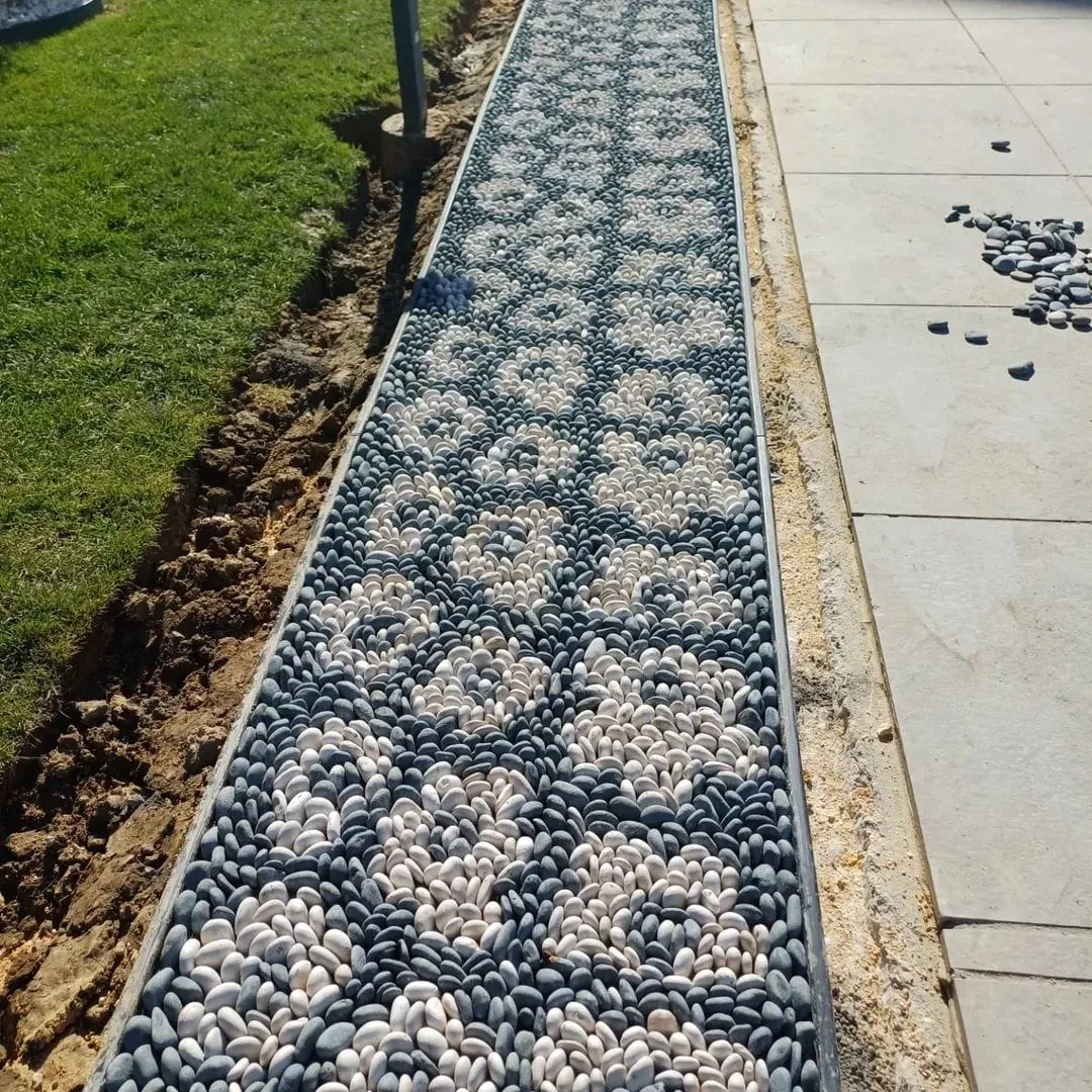 Villalar Bölgesi Peyzaj Taş Bordür